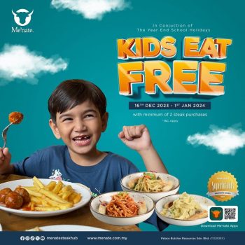 Menate-Kids-Eat-Free-Promo-350x350 - Food , Restaurant & Pub Johor Kedah Kelantan Kuala Lumpur Melaka Negeri Sembilan Pahang Penang Perak Perlis Promotions & Freebies Putrajaya Sabah Sarawak Selangor Terengganu 