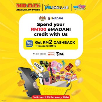 Mr-DIY-Free-RM2-Cashback-Promo-350x350 - Home & Garden & Tools Johor Kedah Kelantan Kuala Lumpur Melaka Negeri Sembilan Pahang Penang Perak Perlis Promotions & Freebies Putrajaya Sabah Safety Tools & DIY Tools Sarawak Selangor Terengganu 