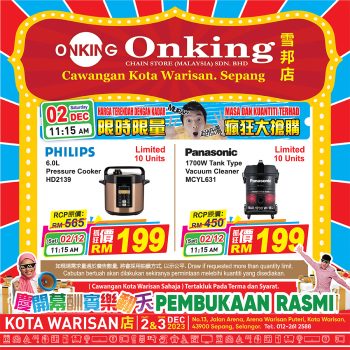 Onking-Grand-Opening-at-Kota-Warisan-9-350x350 - Electronics & Computers Home Appliances IT Gadgets Accessories Promotions & Freebies Selangor 