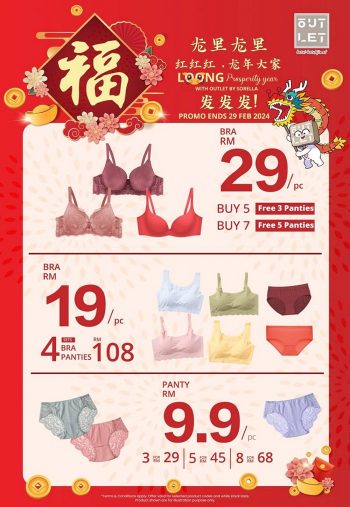 Outlet-by-Sorellas-Chinese-New-Year-2024-Promotion-350x507 - Fashion Lifestyle & Department Store Johor Kedah Kelantan Kuala Lumpur Lingerie Melaka Negeri Sembilan Pahang Penang Perak Perlis Promotions & Freebies Putrajaya Sabah Sarawak Selangor Terengganu Underwear 