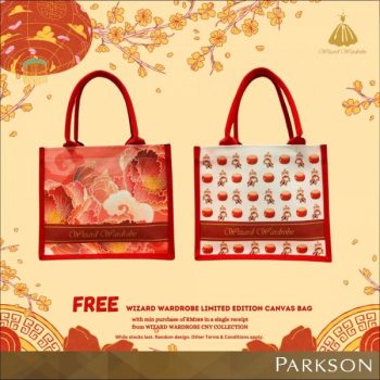 Parkson-Free-Limited-Edition-Wizard-Wardrobe-Canvas-Tote-Bag-Promotion-350x350 - Kuala Lumpur Pahang Penang Promotions & Freebies Putrajaya Selangor Shopping Malls 