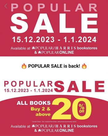 Popular-Holiday-Season-Sale-350x440 - Books & Magazines Johor Kedah Kelantan Kuala Lumpur Malaysia Sales Melaka Negeri Sembilan Pahang Penang Perak Perlis Putrajaya Sabah Sarawak Selangor Stationery Terengganu 