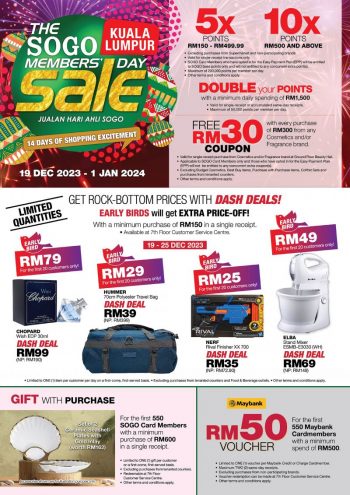 SOGO-Members-Day-Sale-Catalogue-350x495 - Kuala Lumpur Malaysia Sales Selangor Supermarket & Hypermarket 