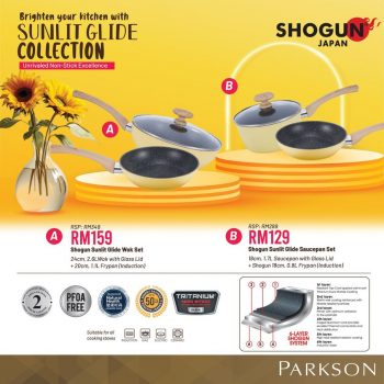 Shogun-Sunlit-Glide-Collection-Special-at-Parkson-350x350 - Home & Garden & Tools Johor Kedah Kelantan Kitchenware Kuala Lumpur Melaka Negeri Sembilan Pahang Penang Perak Perlis Promotions & Freebies Putrajaya Sabah Sarawak Selangor Terengganu 