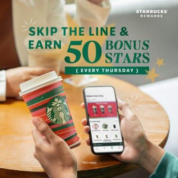 Starbucks-Bonus-STARS-Promo-350x350 - Beverages Food , Restaurant & Pub Johor Kedah Kelantan Kuala Lumpur Melaka Negeri Sembilan Pahang Penang Perak Perlis Promotions & Freebies Putrajaya Sabah Sarawak Selangor Terengganu 