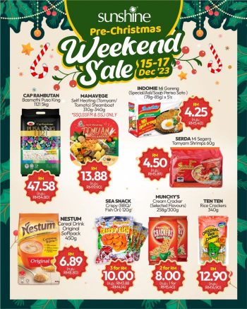 Sunshine-Pre-Christmas-Weekend-Promotion-1-2-350x437 - Penang Promotions & Freebies Supermarket & Hypermarket 