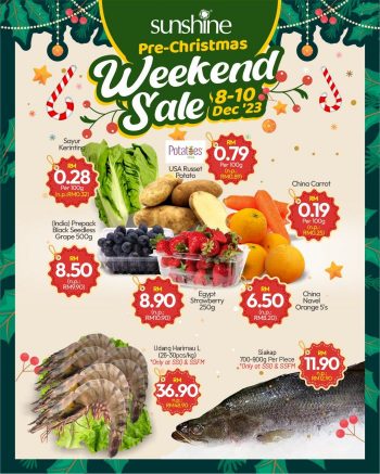 Sunshine-Pre-Christmas-Weekend-Promotion-1-350x437 - Penang Promotions & Freebies Supermarket & Hypermarket 
