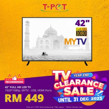 T-Pot-TV-Year-End-Clearance-Sale-3-1-350x350 - Electronics & Computers Home Appliances Selangor Warehouse Sale & Clearance in Malaysia 