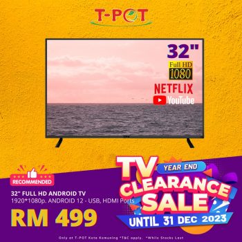 T-Pot-TV-Year-End-Clearance-Sale-4-1-350x350 - Electronics & Computers Home Appliances Selangor Warehouse Sale & Clearance in Malaysia 