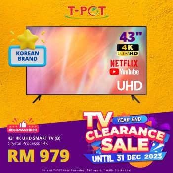 T-Pot-TV-Year-End-Clearance-Sale-7-1-350x350 - Electronics & Computers Home Appliances Selangor Warehouse Sale & Clearance in Malaysia 