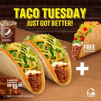 Taco-Bell-Taco-Tuesday-Special-350x350 - Beverages Food , Restaurant & Pub Johor Kedah Kelantan Kuala Lumpur Melaka Negeri Sembilan Pahang Penang Perak Perlis Promotions & Freebies Putrajaya Sabah Sarawak Selangor Terengganu 