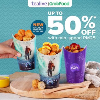 Tealive-50-off-Promo-on-GrabFood-350x350 - Beverages Food , Restaurant & Pub Johor Kedah Kelantan Kuala Lumpur Melaka Negeri Sembilan Online Store Pahang Penang Perak Perlis Promotions & Freebies Putrajaya Sabah Sarawak Selangor Terengganu 