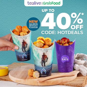 Tealive-Special-Deal-with-GrabFood-350x350 - Beverages Food , Restaurant & Pub Johor Kedah Kelantan Kuala Lumpur Melaka Negeri Sembilan Online Store Pahang Penang Perak Perlis Promotions & Freebies Putrajaya Sabah Sarawak Selangor Terengganu 