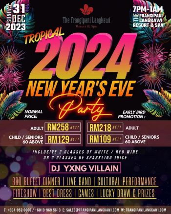 The-Frangipani-Langkawi-Tropical-2024-New-Years-Eve-Party-350x438 - Events & Fairs Hotels Kedah Sports,Leisure & Travel 