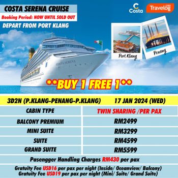 Travelog-Special-Deal-14-350x350 - Johor Kedah Kelantan Kuala Lumpur Melaka Negeri Sembilan Online Store Pahang Penang Perak Perlis Promotions & Freebies Putrajaya Sabah Sarawak Selangor Sports,Leisure & Travel Terengganu Travel Packages 