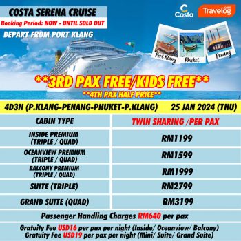 Travelog-Special-Deal-19-350x350 - Johor Kedah Kelantan Kuala Lumpur Melaka Negeri Sembilan Online Store Pahang Penang Perak Perlis Promotions & Freebies Putrajaya Sabah Sarawak Selangor Sports,Leisure & Travel Terengganu Travel Packages 