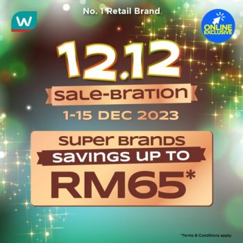 Watsons-12.12-Sale-Super-Brands-Promotion-350x350 - Beauty & Health Health Supplements Johor Kedah Kelantan Kuala Lumpur Melaka Negeri Sembilan Pahang Penang Perak Perlis Personal Care Promotions & Freebies Putrajaya Sabah Sarawak Selangor Terengganu 