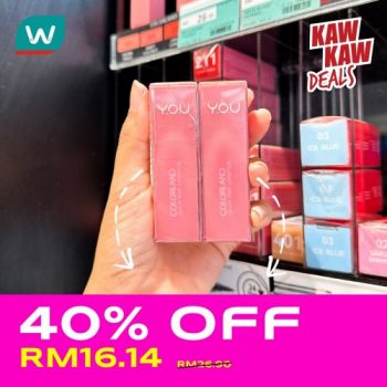 Watsons-Cosmetics-Promotion-8-350x350 - Beauty & Health Cosmetics Johor Kedah Kelantan Kuala Lumpur Melaka Negeri Sembilan Online Store Pahang Penang Perak Perlis Promotions & Freebies Putrajaya Sabah Sarawak Selangor Terengganu 