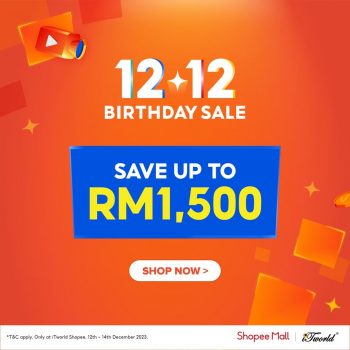 iTworld-12.12-Shopee-Birthday-Sale-350x350 - Computer Accessories IT Gadgets Accessories Johor Kedah Kelantan Kuala Lumpur Malaysia Sales Melaka Negeri Sembilan Online Store Pahang Penang Perak Perlis Putrajaya Sabah Sarawak Selangor Terengganu 