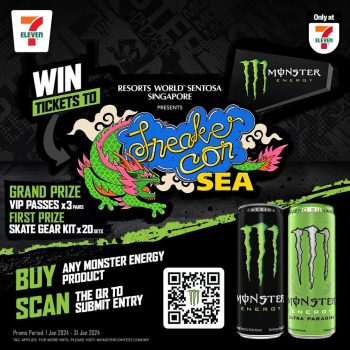 7-Eleven-Sneaker-Con-SEA-Ticket-Contest-350x350 - Events & Fairs Johor Kedah Kelantan Kuala Lumpur Melaka Negeri Sembilan Pahang Penang Perak Perlis Putrajaya Sabah Sarawak Selangor Supermarket & Hypermarket Terengganu 