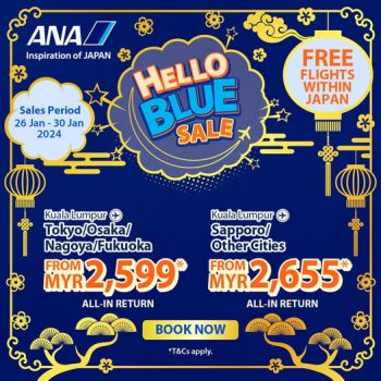 ANA-Hello-Blue-Sale-350x350 - Air Fare Johor Kedah Kelantan Kuala Lumpur Malaysia Sales Melaka Negeri Sembilan Online Store Pahang Penang Perak Perlis Putrajaya Sabah Sarawak Selangor Sports,Leisure & Travel Terengganu 