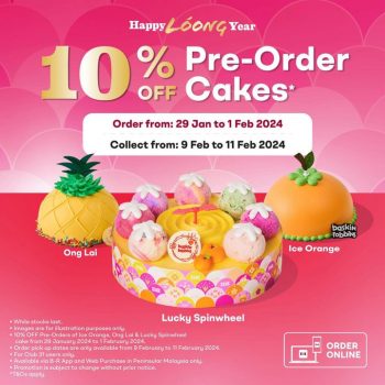 Baskin-Robbins-Loong-Year-with-10-off-Pre-Order-Cakes-Promo-350x350 - Cake Food , Restaurant & Pub Ice Cream Johor Kedah Kelantan Kuala Lumpur Melaka Negeri Sembilan Online Store Pahang Penang Perak Perlis Promotions & Freebies Putrajaya Sabah Sarawak Selangor Terengganu 