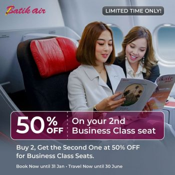 Batik-Air-50-off-Promo-350x350 - Air Fare Johor Kedah Kelantan Kuala Lumpur Melaka Negeri Sembilan Online Store Pahang Penang Perak Perlis Promotions & Freebies Putrajaya Sabah Sarawak Selangor Sports,Leisure & Travel Terengganu 