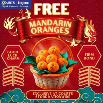 COURTS-Free-Mandarin-Oranges-Promotion.-350x350 - Electronics & Computers Home Appliances Johor Kedah Kelantan Kitchen Appliances Kuala Lumpur Melaka Negeri Sembilan Pahang Penang Perak Perlis Promotions & Freebies Putrajaya Sabah Sarawak Selangor Terengganu 