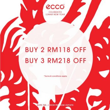 ECCO-CNY-Sale-at-Johor-Premium-Outlets-350x350 - Fashion Accessories Fashion Lifestyle & Department Store Footwear Johor Malaysia Sales 