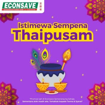 Econsave-Thaipusam-Promotion-350x350 - Johor Kedah Kelantan Kuala Lumpur Melaka Negeri Sembilan Pahang Penang Perak Perlis Promotions & Freebies Putrajaya Sabah Sarawak Selangor Supermarket & Hypermarket Terengganu 