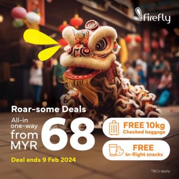 Firefly-Airlines-Roar-some-Deals-350x350 - Johor Kedah Kelantan Kuala Lumpur Melaka Negeri Sembilan Pahang Penang Perak Perlis Promotions & Freebies Putrajaya Sabah Sarawak Selangor Sports,Leisure & Travel Terengganu 