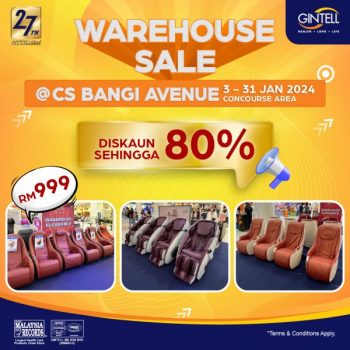 Gintell-Warehouse-Sale-at-Pasaraya-CS-Bangi-Avenue-350x350 - Beauty & Health Massage Selangor Warehouse Sale & Clearance in Malaysia 