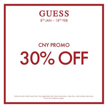 Guess-CNY-Promo-at-Isetan-1-350x350 - Apparels Fashion Accessories Fashion Lifestyle & Department Store Kuala Lumpur Promotions & Freebies Selangor 