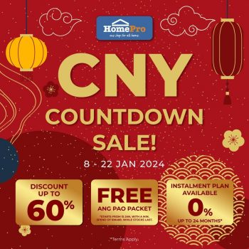HomePro-CNY-Countdown-Sale-350x350 - Electronics & Computers Home Appliances Johor Kedah Kelantan Kitchen Appliances Kuala Lumpur Malaysia Sales Melaka Negeri Sembilan Online Store Pahang Penang Perak Perlis Putrajaya Sabah Sarawak Selangor Terengganu 