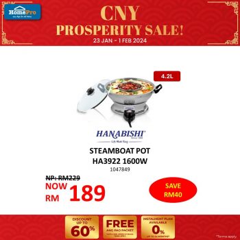 HomePro-CNY-Prosperity-Sale-14-350x350 - Electronics & Computers Furniture Home & Garden & Tools Home Appliances Home Decor Johor Kedah Kelantan Kitchen Appliances Kuala Lumpur Malaysia Sales Melaka Negeri Sembilan Pahang Penang Perak Perlis Putrajaya Sabah Sarawak Selangor Terengganu 