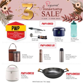 La-gourmet-3rd-Anniversary-Sale-at-Starling-Mall-3-350x350 - Home & Garden & Tools Kitchenware Malaysia Sales Selangor 