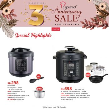 La-gourmet-3rd-Anniversary-Sale-at-Starling-Mall-5-350x350 - Home & Garden & Tools Kitchenware Malaysia Sales Selangor 