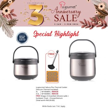 La-gourmet-3rd-Anniversary-Sale-at-Starling-Mall-8-350x350 - Home & Garden & Tools Kitchenware Malaysia Sales Selangor 