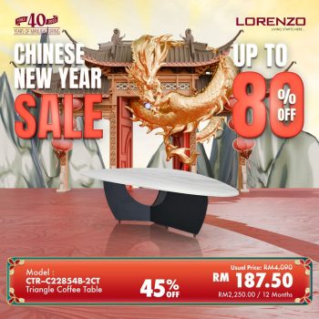 Lorenzo-Chinese-New-Year-Sale-4-350x350 - Furniture Home & Garden & Tools Home Decor Johor Kedah Kelantan Kuala Lumpur Malaysia Sales Melaka Negeri Sembilan Pahang Penang Perak Perlis Putrajaya Sabah Sarawak Selangor Terengganu 