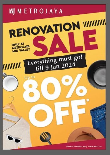 Metrojaya-Renovation-Sale-up-to-80-off-350x495 - Apparels Fashion Accessories Fashion Lifestyle & Department Store Home & Garden & Tools Home Decor Kitchenware Kuala Lumpur Selangor Warehouse Sale & Clearance in Malaysia 