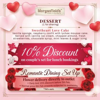Morganfields-Valentines-Day-Special-4-350x350 - Food , Restaurant & Pub Kuala Lumpur Penang Promotions & Freebies Selangor 