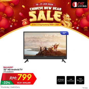 One-Living-Chinese-New-Year-Sale-23-350x350 - Electronics & Computers Home Appliances Kitchen Appliances Malaysia Sales Selangor 