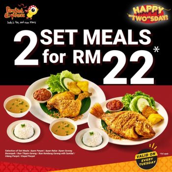 Penyet-Express-2-Set-Meals-for-RM22-Promo-350x350 - Food , Restaurant & Pub Johor Kedah Kelantan Kuala Lumpur Melaka Negeri Sembilan Pahang Penang Perak Perlis Promotions & Freebies Putrajaya Sabah Sarawak Selangor Terengganu 