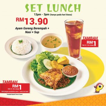 Penyet-Express-Set-Lunch-Special-1-350x350 - Food , Restaurant & Pub Kuala Lumpur Promotions & Freebies Putrajaya Selangor 