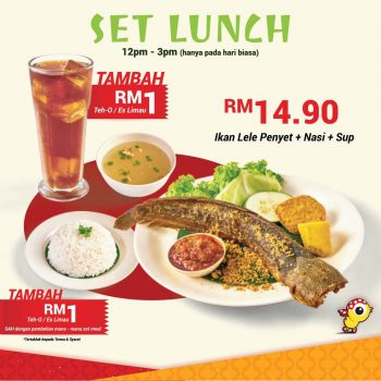Penyet-Express-Set-Lunch-Special-3-350x350 - Food , Restaurant & Pub Kuala Lumpur Promotions & Freebies Putrajaya Selangor 