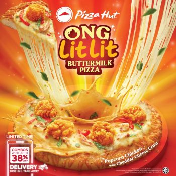 Pizza-Hut-New-Ong-Lit-Lit-Buttermilk-Pizza-350x350 - Food , Restaurant & Pub Johor Kedah Kelantan Kuala Lumpur Melaka Negeri Sembilan Pahang Penang Perak Perlis Pizza Promotions & Freebies Putrajaya Sabah Sarawak Selangor Terengganu 