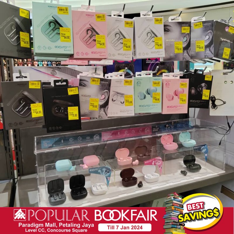 Now till 7 Jan 2024 Popular Book Fair at Paradigm Mall, PJ