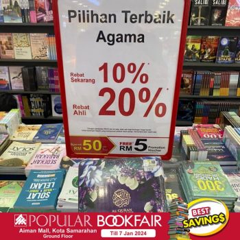 Popular-Bookfair-at-Aiman-Mall-1-350x350 - Books & Magazines Events & Fairs Sarawak Stationery 