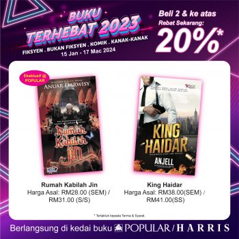 Popular-The-BEST-Books-of-2023-Promo-2-350x350 - Books & Magazines Johor Kedah Kelantan Kuala Lumpur Melaka Negeri Sembilan Online Store Pahang Penang Perak Perlis Promotions & Freebies Putrajaya Sabah Sarawak Selangor Stationery Terengganu 