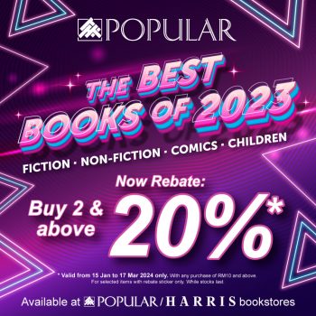 Popular-The-BEST-Books-of-2023-Promo-350x350 - Books & Magazines Johor Kedah Kelantan Kuala Lumpur Melaka Negeri Sembilan Online Store Pahang Penang Perak Perlis Promotions & Freebies Putrajaya Sabah Sarawak Selangor Stationery Terengganu 